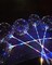 Balloons 10 Pack LED Glow in the Dark Balloons with Sticks + Air Pump for Party, Wedding, Decoration